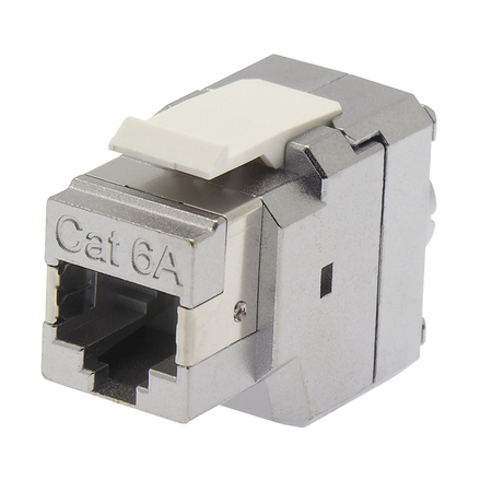 BESTLINK NETWARE CAT6A 180 Degrees Shielded RJ45 Keystone Jack 101722